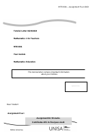 Assignment four MTE1501_fbe44e20bdfb2c04c510e6313155d5b3.pdf